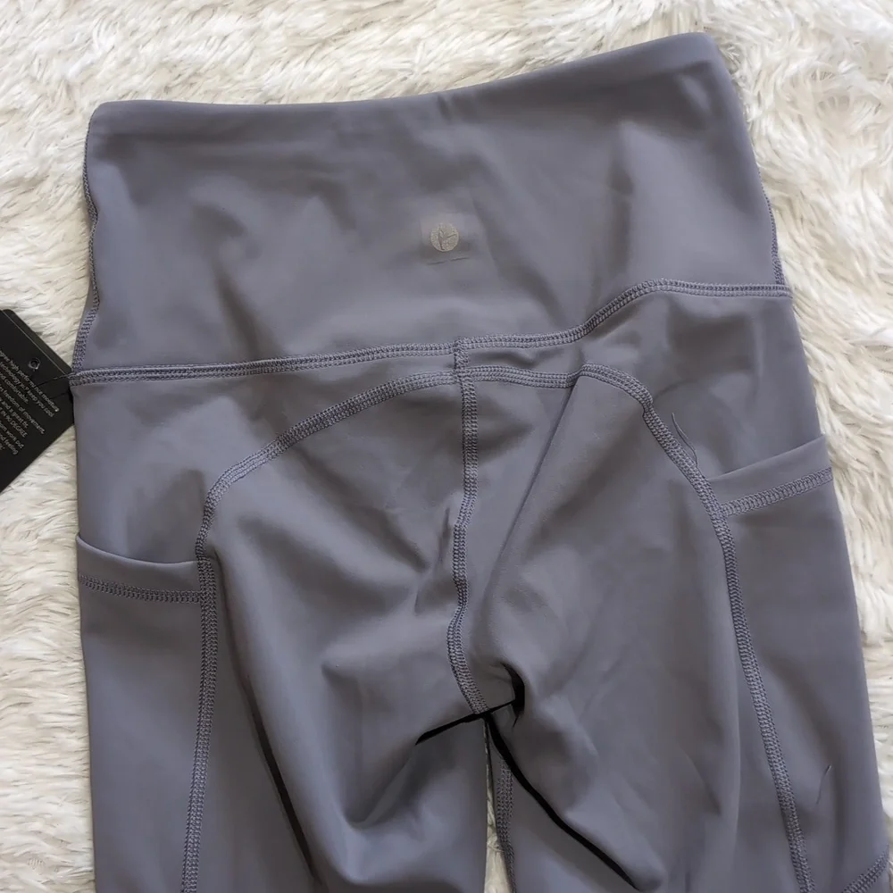 NWT 90 Degree by Reflex Grey Squat Proof High Waist Legging Size XS - Picture 7 of 13